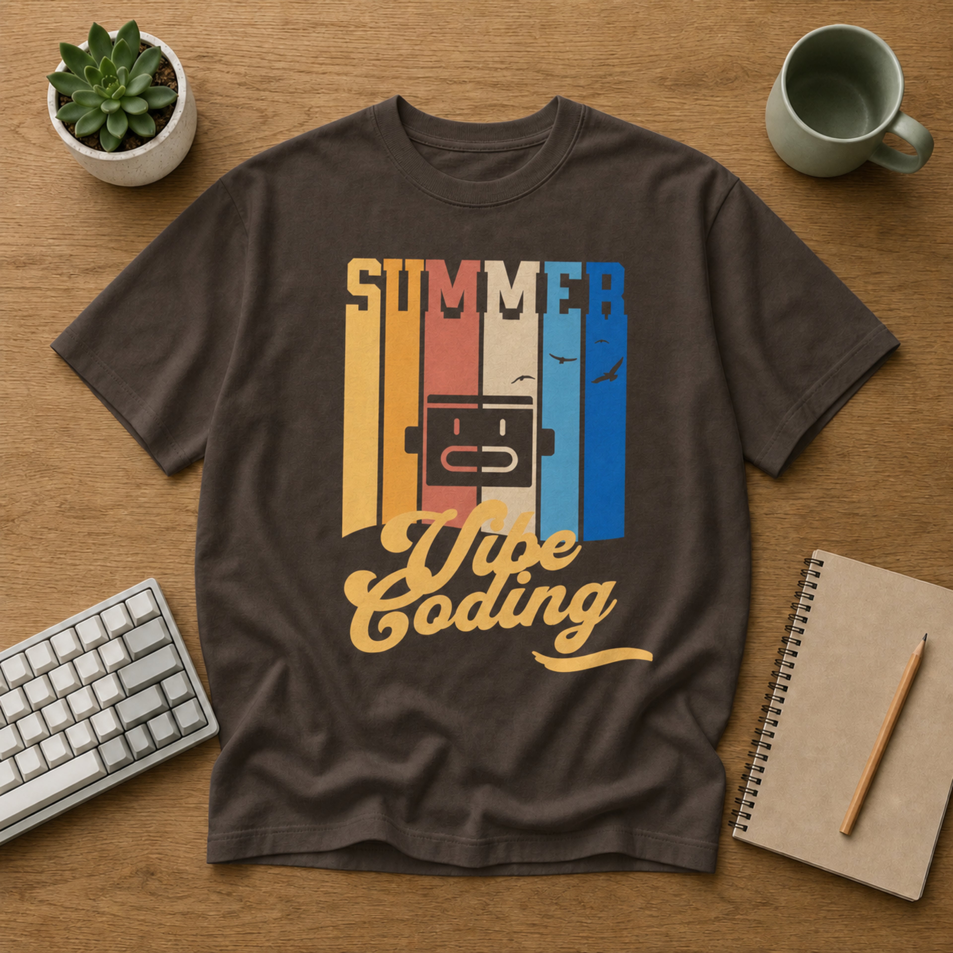 Summer Vibe Coding T-Shirt