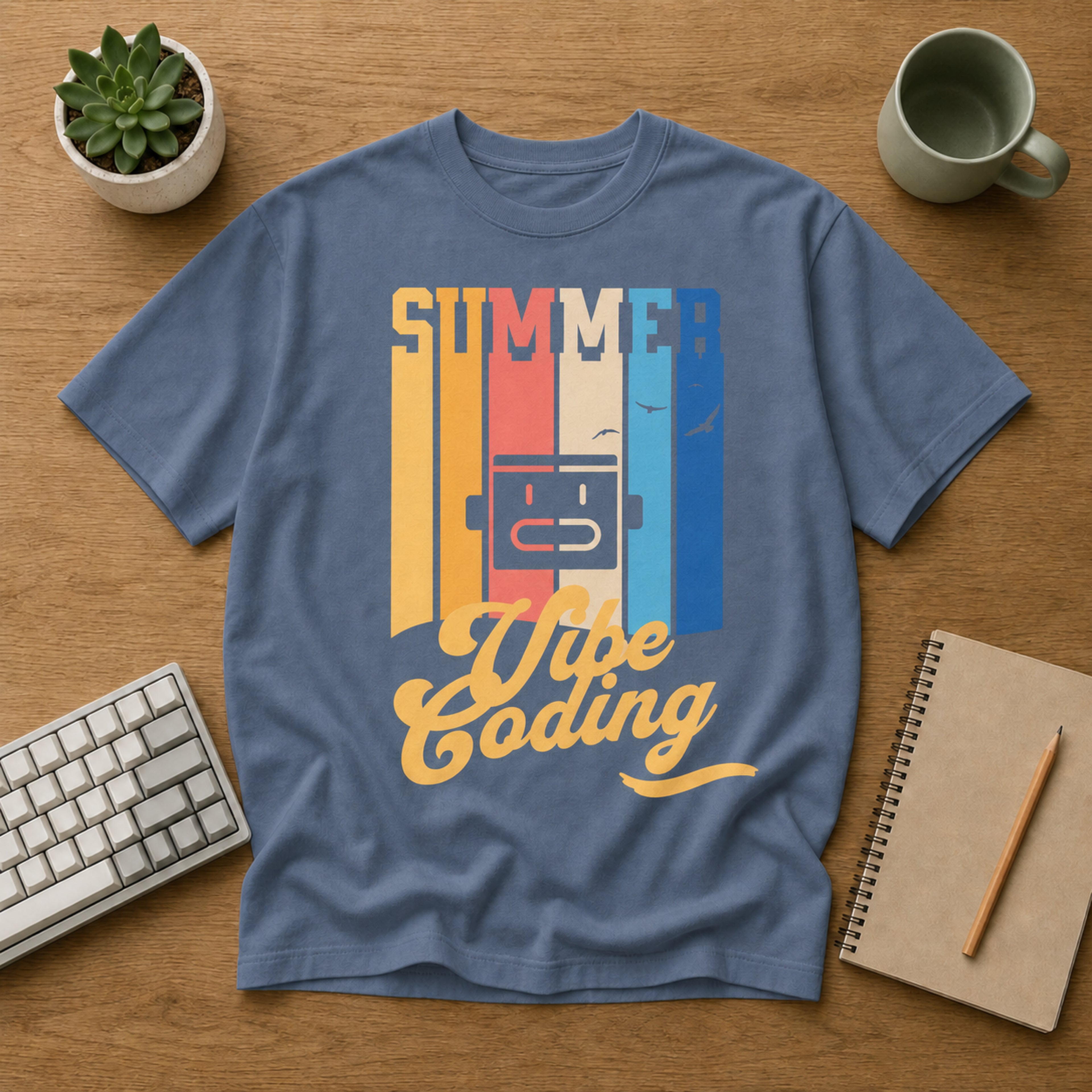 Summer Vibe Coding T-Shirt