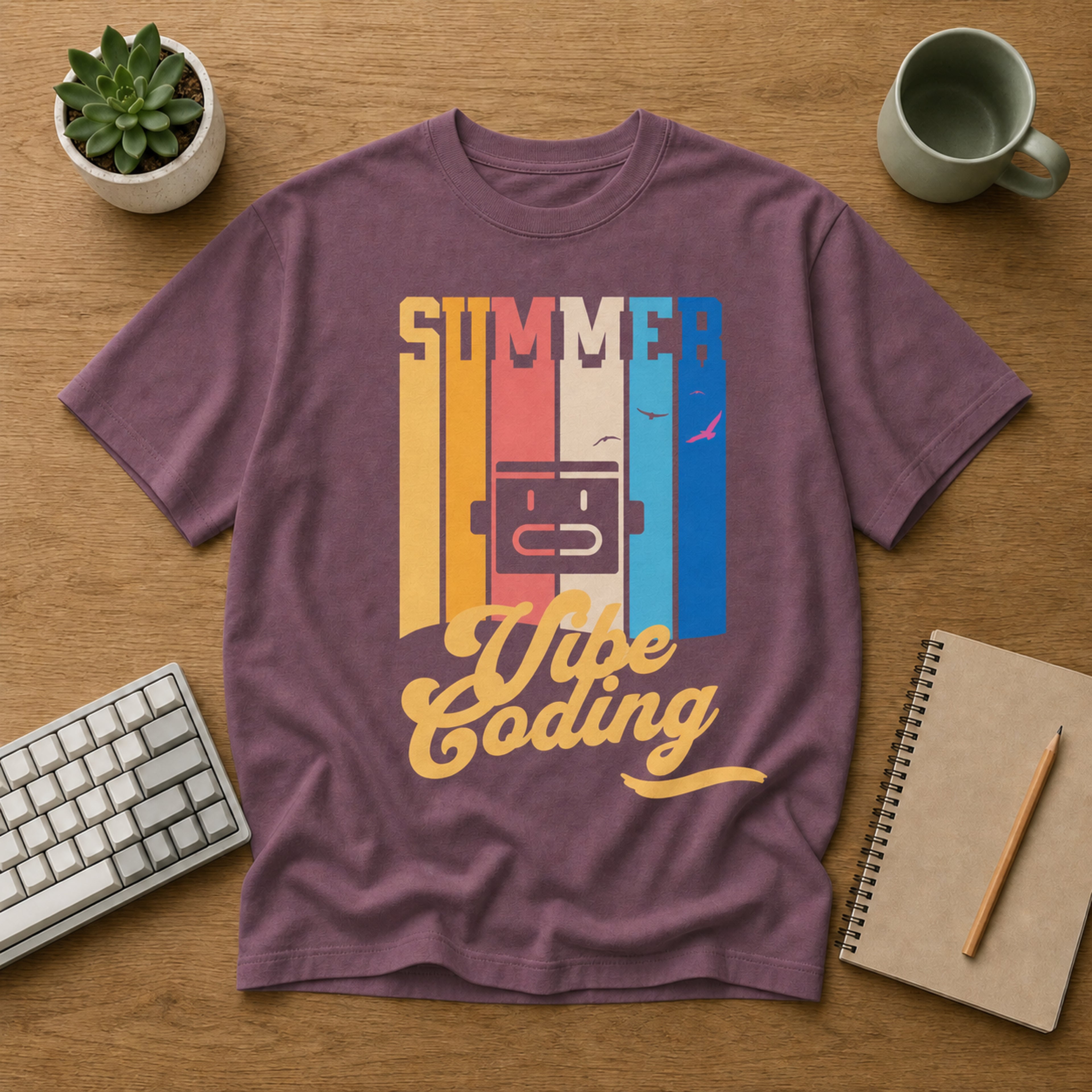Summer Vibe Coding T-Shirt