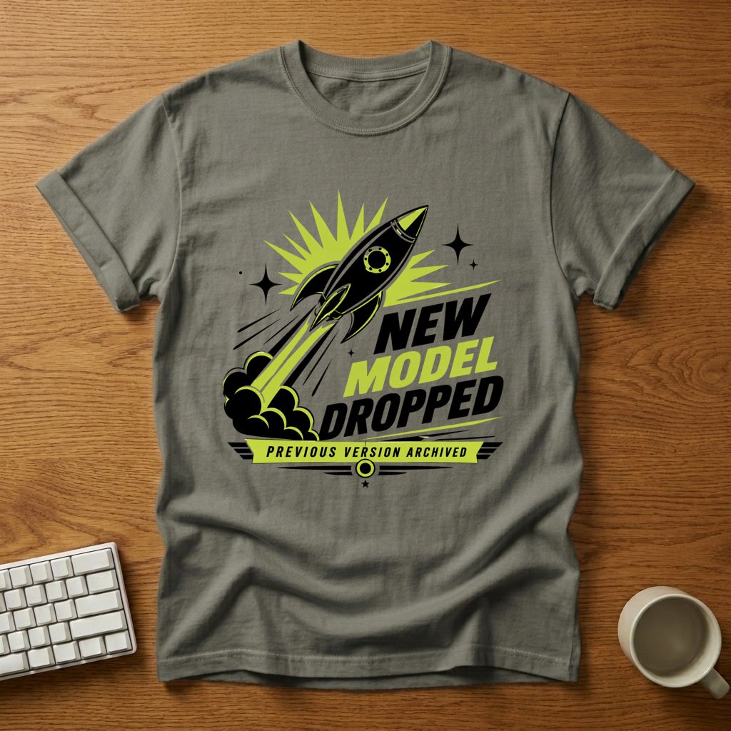 [needlepod-mockup:mck_01M08C7DWXXFAKNN6GVDTEFTTQ] New Model Rocket Launch T-Shirt