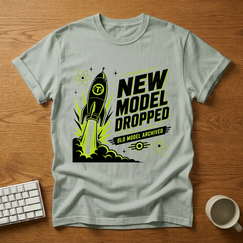 [needlepod-mockup:mck_01M08C98TE189AY5NT00AS0GSK] New Model Dropped Rocket T-Shirt